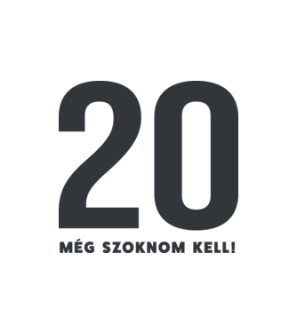 20 - még szoknom kell minta homokszín pólón