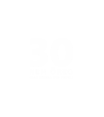 30 - nem öreg - fehér minta fekete pólón