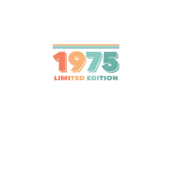 1975 retro - limited edtion minta fekete pólón