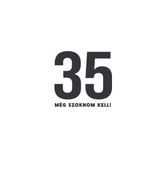 35 - még szoknom kell minta királykék pólón