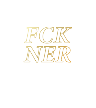 FCK NER - arany minta fekete pólón