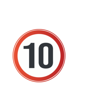 10-es tábla minta sötétkék pólón