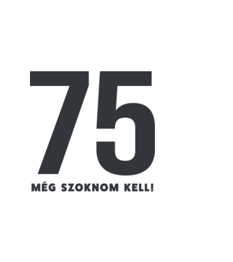 75 - még szoknom kell minta világos rózsaszín pólón