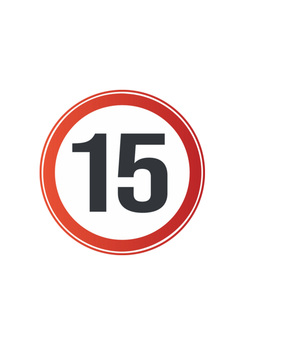 15-ös tábla minta fekete pólón