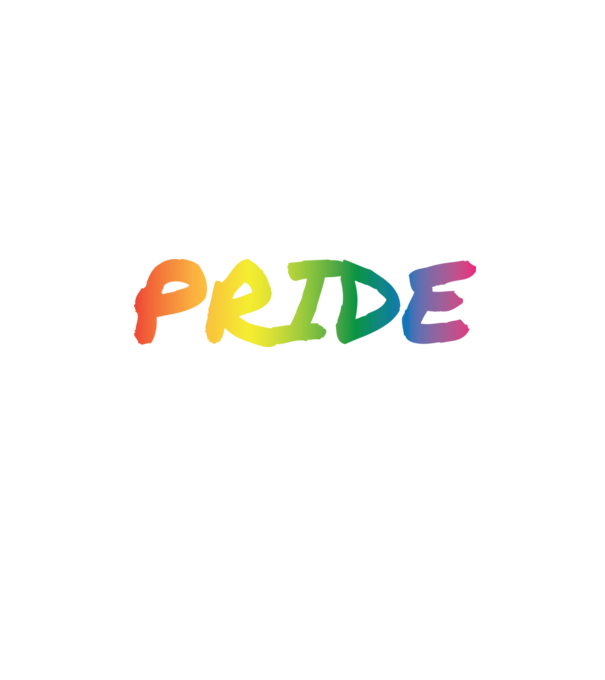 Pride - rainbow - szivárvány minta fekete pólón
