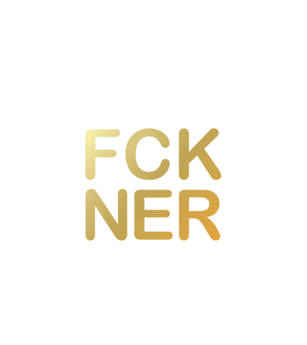 FCK NER minta fekete pólón