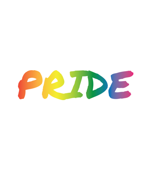 Pride - rainbow - szivárvány minta fehér pólón