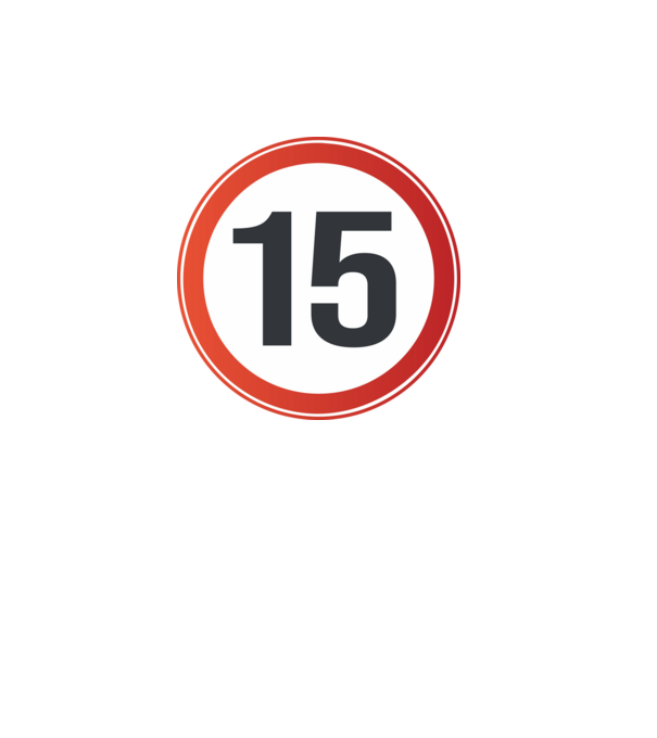 15-ös tábla minta fekete pólón