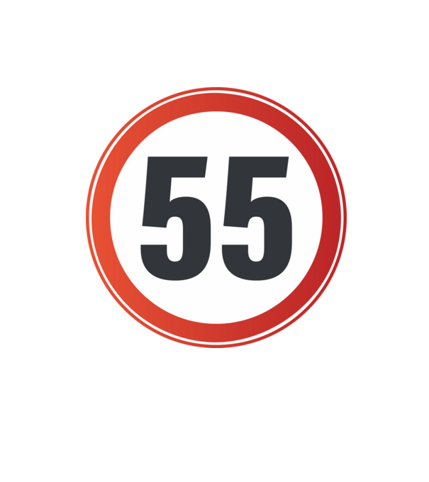55-ös tábla minta homokszín pólón