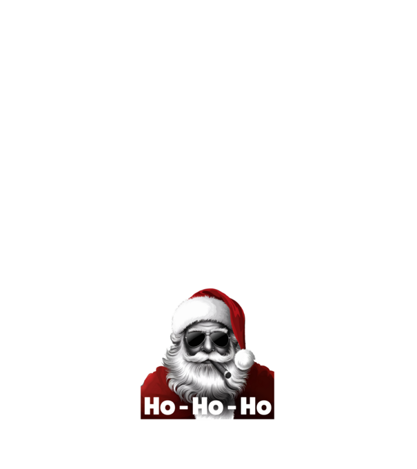 Ho - Ho - Ho - Télapó minta fehér pólón