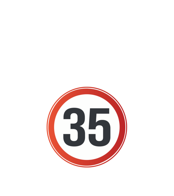 35-ös tábla minta fekete pólón