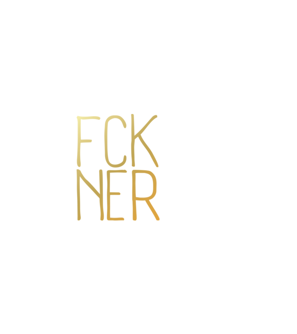 FCK NER - arany minta fekete pólón
