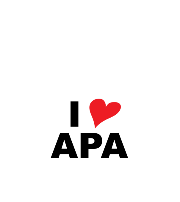 I love apa / Szeretem apát - fekete minta fehér pólón
