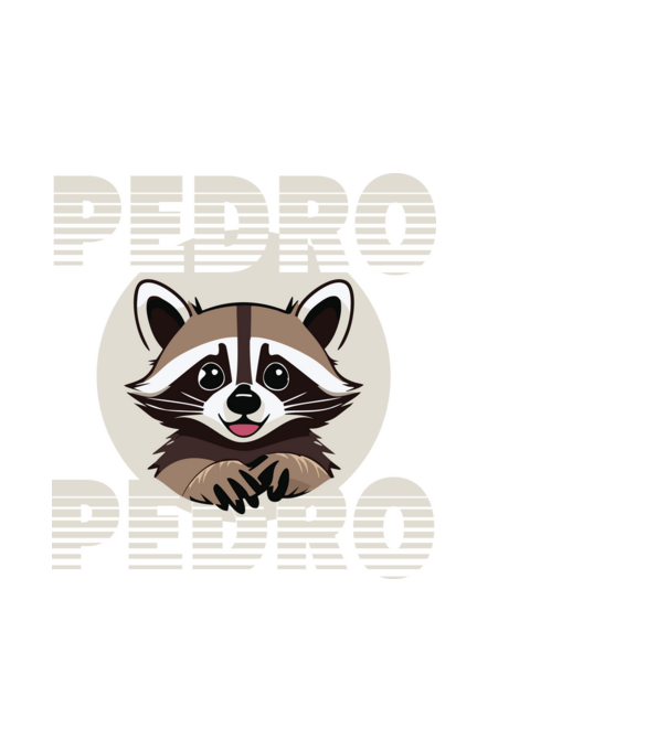Pedro - Retro 2 minta fekete pólón