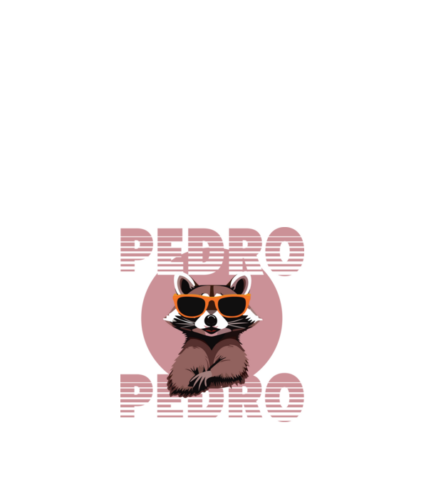 Pedro - Retro 5 minta fehér pólón