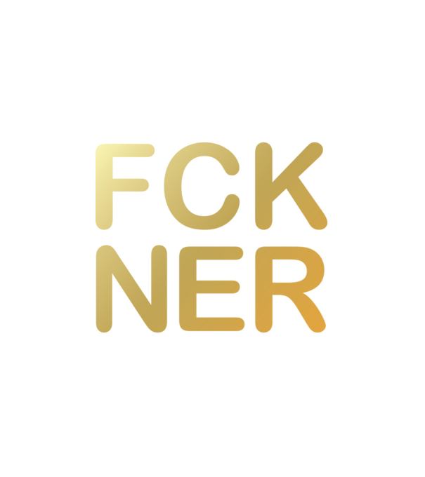 FCK NER minta fekete pólón