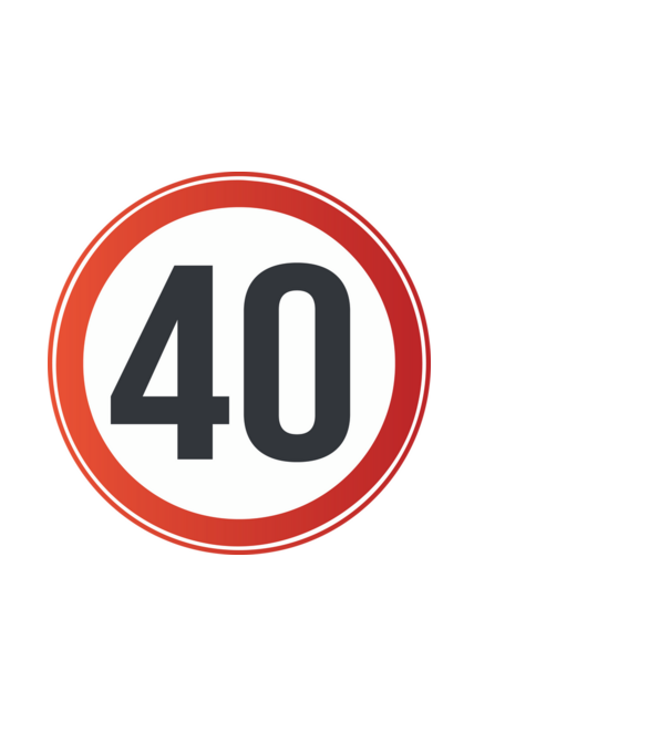 40-es tábla minta fekete pólón