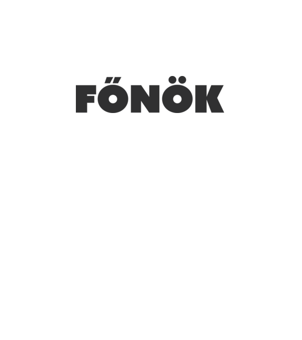 Főnök - fekete minta világos rózsaszín pólón