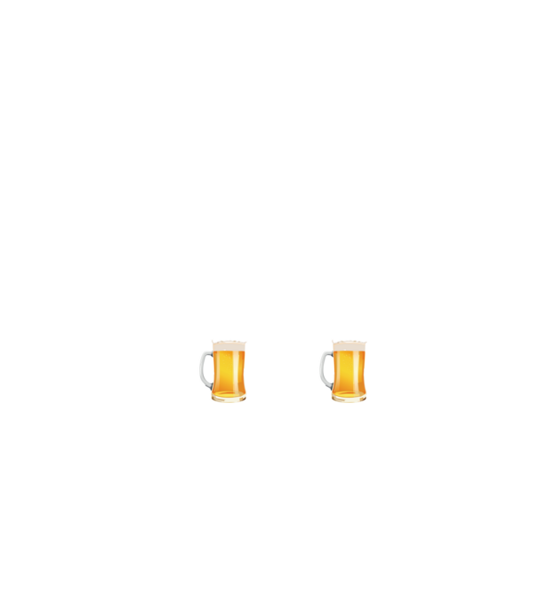 Legény fckn búcsú sörrel - fehér minta fekete pólón
