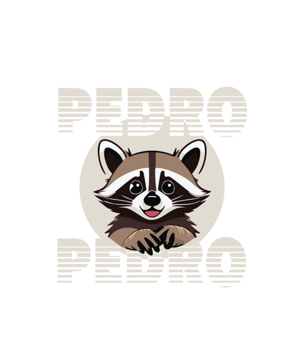 Pedro - Retro 2 minta fehér pólón