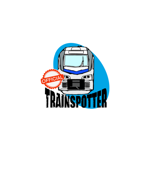 OFFICIAL trainspotter x minta fekete pólón