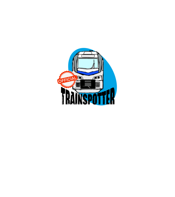OFFICIAL trainspotter x minta fekete pólón