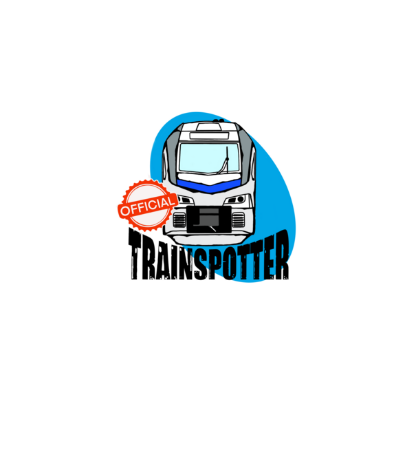 OFFICIAL trainspotter x minta fekete pólón