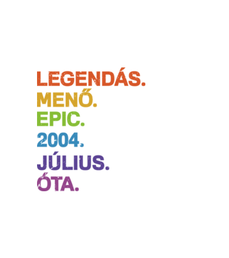 Legendás,menő,epic. minta sötétkék pólón