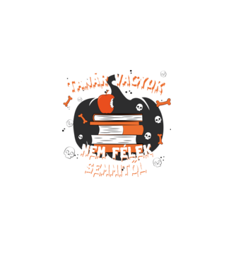Tanár vagyok, nem félek semmitől!! minta fekete pólón