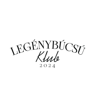Legénybúcsú klub 2024 minta fehér pólón