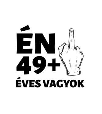 Születésnap - 50. életév minta fehér pólón