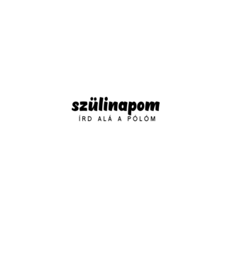 30. szülinapos póló - Írd alá!! minta fekete pólón