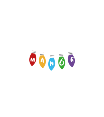 Karácsonyi manók - babamanó minta fehér pólón