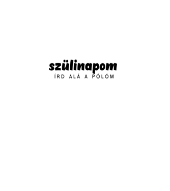 18. szülinapom - Írd alá a pólóm! minta fekete pólón