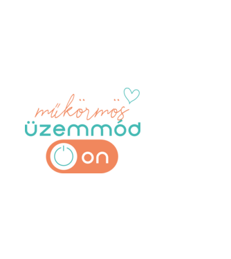 Műkörmös üzemmód ON minta fehér pólón