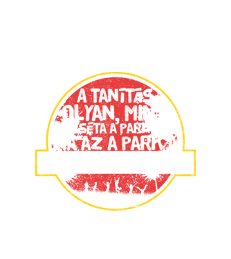 A tanítás olyan, mint egy séta a parkban... minta fehér pólón