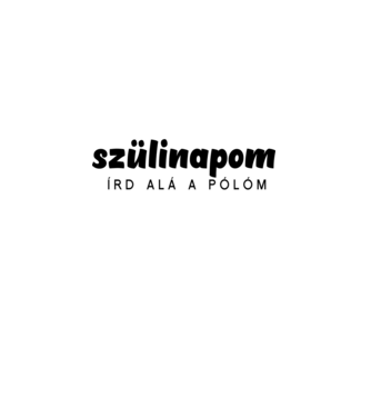 30. szülinapos póló - Írd alá!! minta fehér pólón