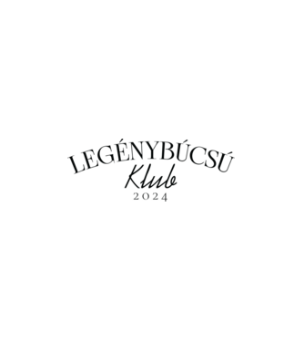 Legénybúcsú klub 2024 minta fehér pólón