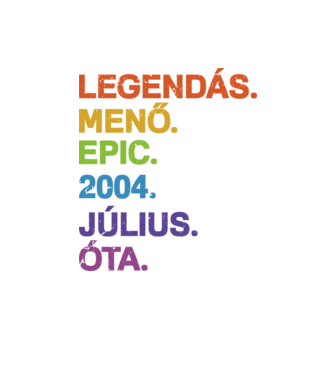 Legendás,menő,epic. minta homokszín pólón