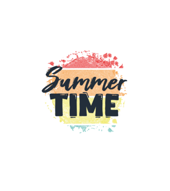 Summer time minta fehér pólón