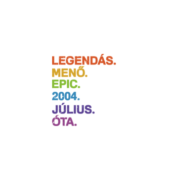 Legendás,menő,epic. minta fekete pólón