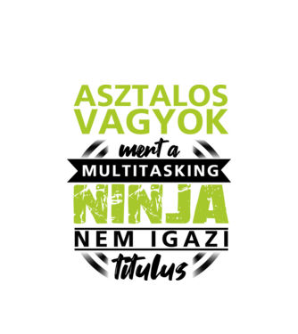 Asztalos vagyok.. minta fehér pólón