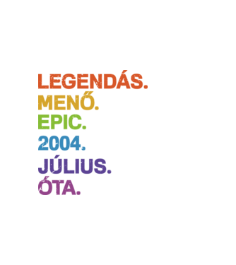 Legendás,menő,epic. minta sötétkék pólón