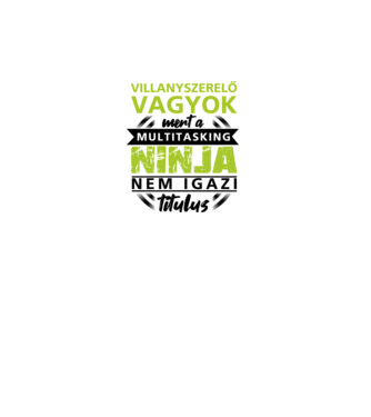 Villanyszerelő vagyok.. minta fehér pólón