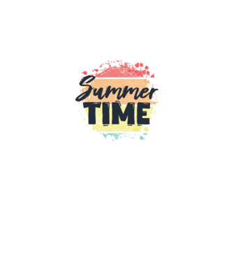 Summer time minta fehér pólón