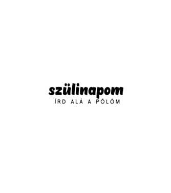 30. szülinapos póló - Írd alá!! minta fekete pólón