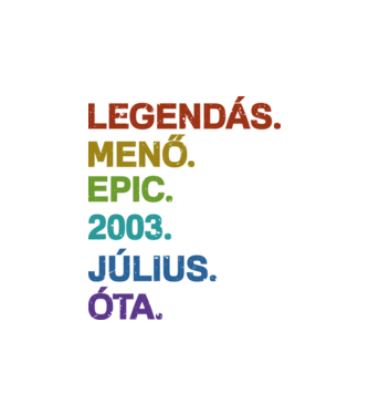 Legendás,menő,epic. minta homokszín pólón