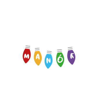 Karácsonyi manók - Nővérmanó minta fehér pólón