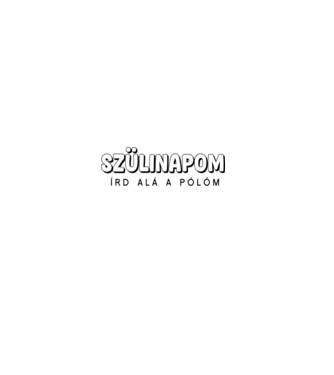 40. szülinapos aláírásos minta fekete pólón