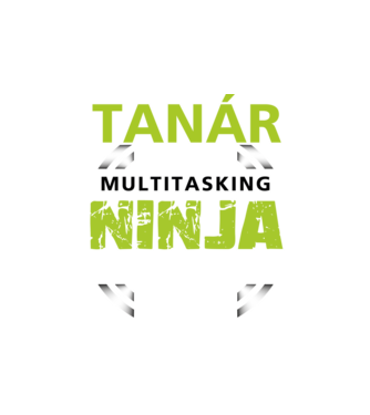 Tanár: mert a multitasking ninja nem igazi titulus minta fehér pólón